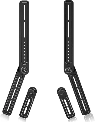 Universal Sound Bar Mount Bracket for Above/Under TV, Fits 23-65 Inch Tvs, up to