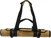 GLEAVI Portable Firewood Carrier Bag Waxed Canvas Log Tote with Padded Handles for of Firewood for Camping and Outdoor Use