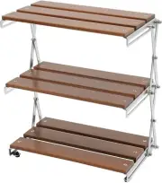 3 Tier Camping Folding Storage Wrap With Carrying Case