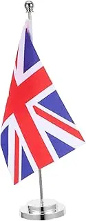 CANIGHT Small Uk Flag Table Banner British Flag Set for Office Desk Home Decor