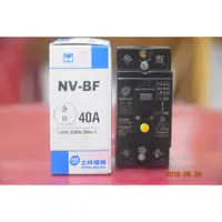 在飛比找蝦皮購物優惠-士林 漏電斷路器 NV-BF 40A (15A.20A.30