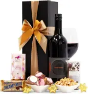 Wine & Chocolate Hamper (Sparkling) - Wine Party Gift Box Hamper for Birthdays,