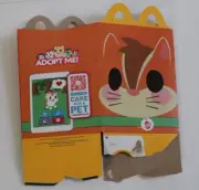 McDonalds 2023 Adopt Me Chipmunk BOX ONLY