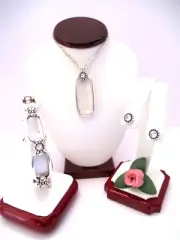 Brighton "TWINKLE TETRA" Necklace-Earring-Bracelet Set (MSR$170) NWT/Pouch