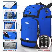 CSCL Ski Boot Bag 50L Black & Blue *New*