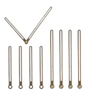 5 Set Wooden DIY Clock Hands Replacement Kit DIY Repair for 14" Wall Clock