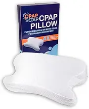 Pillow - Adjustable Foam Pillow for Side, Back, and Stomach Sleepers, Cutout Design for Hose and Peripherals, Reduces Air Leaks, Relieves Pressure and Discomfort