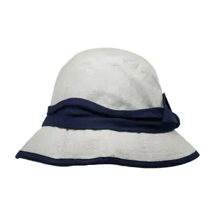 日本AUBE 配色蝴蝶結可折疊抗UV遮陽帽