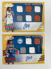 2x Lot Tyrese Maxey 2020-21 Tools of the Trade RPA /199 TT4-TMA TT6-TMA RC Auto