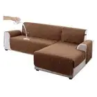 Sectional Couch Covers for Dogs L Shaped Sofa Covers Chaise Lounge Large Brown