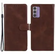 PU Leather Shell for Nokia G42 Calf Texture Cover Wallet Stand ic Clasp Phone Case