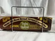 Vintage Pyrex Bake-A-Round Glass Bread Tube by Corning Made in USA NOS