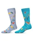 Men's 2 Pair Pack Novelty Crew Socks