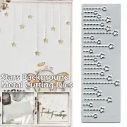 Stars Background Metal Cutting Dies Scrapbooking Mold Craft GX Embossing X7C8
