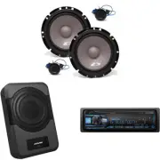 Alpine UTE-73BT Receiver, SXE-1751S 6 1/2" 2-Way Component Speakers ( Pair) w...