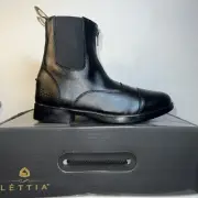 Lettia Ladies Zip Paddock Boots 7.5