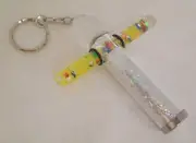 Kaleidoscope keyring Working mini kaleidoscope 3.5 x 4 inches Toysmith NEW