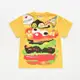 【現貨】JAM新款短袖T恤男女童卡通印花潮范上衣漢堡圖案可愛中小童休閑衫