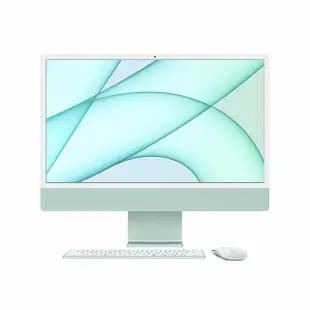 【Apple】S+ 級福利品 iMac 4.5K 24吋 M1 8核心CPU 8核心GPU 8GB 記憶體 256GB SSD(2021)