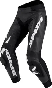 Spidi RR Pro Warrior, leather pants , color: Black/White , size: 52