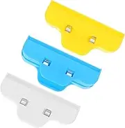 CLISPEED 3pcs Plastic Sealing Clips for Rhinestone Painting Craft Clamps for Secure Fixing Multi Use Storage