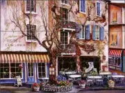 French Tile Backsplash Ginger Cook Collioure Art Ceramic Mural GCS023