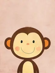 [Namly Design] Poster - Smiling Monkey