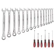 Milwaukee Ratcheting Wrench Set Metric + Master/Professional Sets (21-Piece)