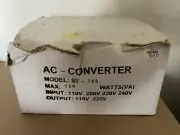 VTG 750 Watt Voltage Converter Transformer Heavy Duty Step Up/Down 750W 110-220V