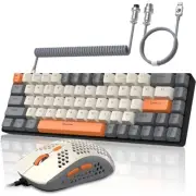 ZIYOU LANG T8 60% RGB TKL Wired Mechanical Gaming Keyboard and RGB Mouse Combos