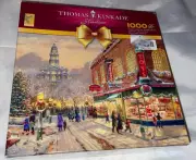 NEW 1000 Piece Puzzle Thomas Kinkade Christmas Wish Winter Scene ~pretty~!