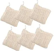 IWOWHERO 6Pcs Bath Scrubber Towels Exfoliating Towels for Shower Convenient Back Cleaning Rich Bubbles for Comfortable Bathing Experience