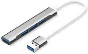 Sinknap USB Hub Adapter Reliable File Transfer Computer USB Type-C 3.0 Splitter Hub Grey B