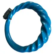 NWT Vintage Trifari Resin Blue Twisted Bangle