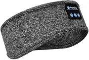 ePalZoneXP Wireless Bluetooth 5.0 Headphone Music Eye Mask Stereo Headphones Earphone Music Headband Sleep Headphones for Side Sleepers Sports Headphone Outdoor (Grey)