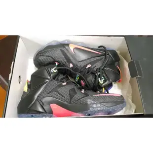 全新Nike Lebron 12 EP "Data James 黑紅 國內版 休閒鞋 籃球鞋 707781-068