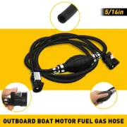5/16" Fuel Gas Line Hose+Primer Pump Bulb Outboard For Parkson Johnson Mariner