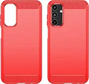 Compatible with Samsung Galaxy A13 5G / A13 4G Case,Compatible with Samsung Galaxy A04s 4G / M13 5G Full Protection Shockproof TPU Soft Shell Cell Phone Case Cover Red