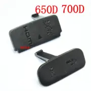 NEW USB /HDMI-compatible MIC Rubber Cover For Cano EOS 650D / 700D Camera Parts