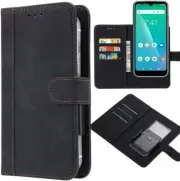 Telstra T-Pro/ZTE Blade A52/A52Pro Universal Leather Wallet Movable Clip Case