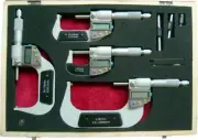 0 To 100mm Digital Outside Micrometer Set (Inch/Metric) T&E Tools DM1620SET