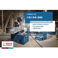 在飛比找PChome24h購物優惠-德國原裝 BOSCH LT-BOXX 170 大型 開口式 