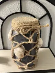 sea shell mason jar decor