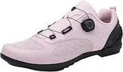 [ZHENSI] Cycling Shoes Womens No Lock Road Mountain Bike Shoes Swivel Button Non-Slip Lightweight