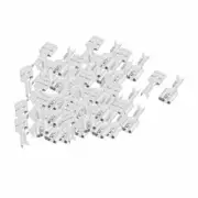 A● 6.3mm Female Spade Connector Electrical Wiring Crimp Fork Terminals 60pcs