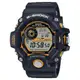 【CASIO 卡西歐】G-SHOCK RANGEMAN太陽能電波三重感應器電子錶-亮黃黑(GW-9400Y-1)