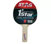 1 Star Wood Table Tennis Racquet 148 Grams Beginner ITTF Approved Rubber