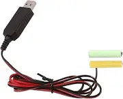 AA Battery Eliminators Supply Adapter - 1m USB 5V to 3V Cord Converter | Replace Adapter, USB Supply Cable Replace Adapter to Replace AA/AAA Batteries