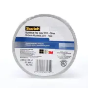 Scotch® Foil Tape 3311, Silver, 2.83 in x 50 yd, 3.6 mil