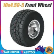 10x4.50-5 5" Front Wheel Tyre Rim For Go Kart Drift Trike 4 Wheelers Golf Cart